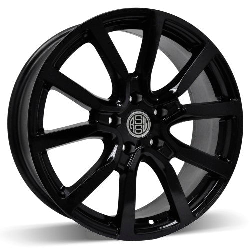 RSSW - Mayfair - Black - Gloss Black - 17" x 7", 45 Offset, 5x114.3 (Bolt Pattern), 67.1mm HUB