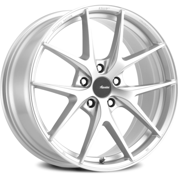 Advanti - Vigoroso - Silver - Flash Silver - 17" x 7.5", 45 Offset, 5x100 (Bolt Pattern), 73.1mm HUB