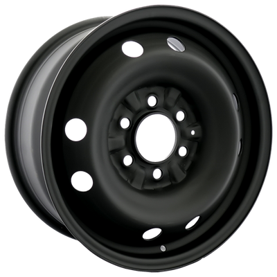 Envy Wheels - NX6 STEEL WHEEL - Black - FLAT BLACK - 17" x 7.5", 44 Offset, 6x135 (Bolt Pattern), 87.1mm HUB