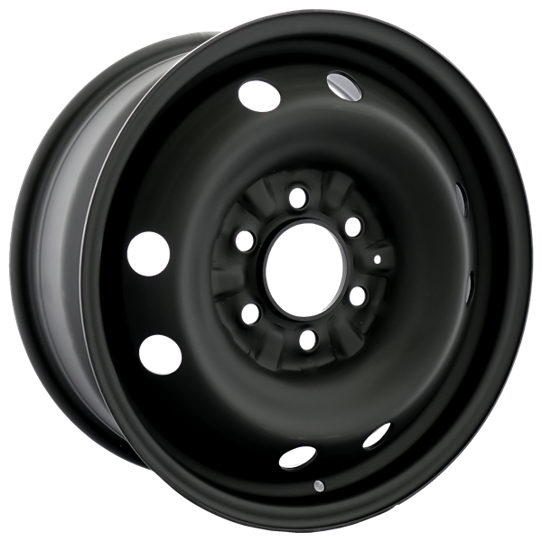 Envy Wheels - NX6 STEEL WHEEL - Black - FLAT BLACK - 17" x 7.5", 44 Offset, 6x135 (Bolt Pattern), 87.1mm HUB