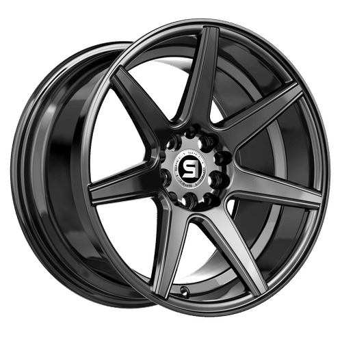 Spec-1 Racing - SP-73 - Black - Gloss Black - 18" x 8", 38 Offset, 5x112/114.3 (Bolt pattern), 73.1mm HUB