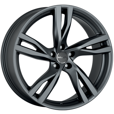 Mak Wheels - STOCKHOLM - Gunmetal - MATTE TITAN - 20" x 8.5", 48 Offset, 5x108 (Bolt Pattern), 63.4mm HUB