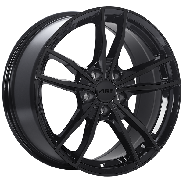 ART - Replica 190 - Black - Gloss Black - 19" x 8", 26 Offset, 5x112 (Bolt Pattern), 66.6mm HUB
