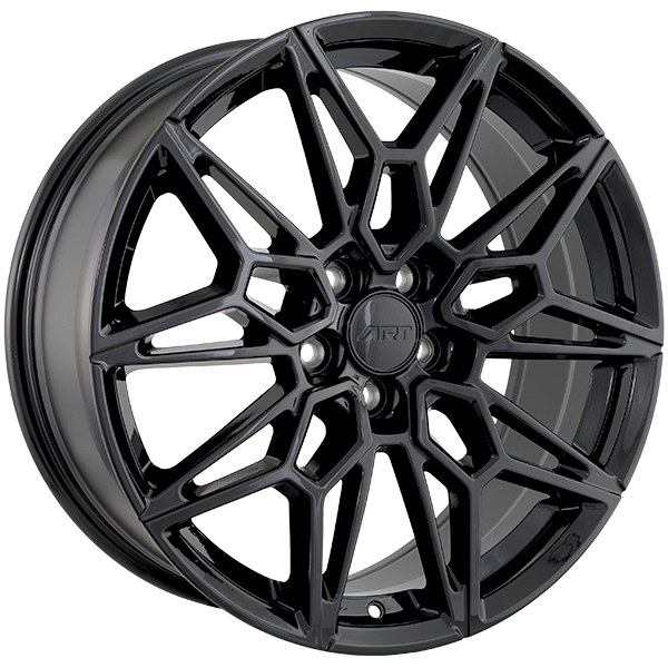 Art Replica Wheels - REPLICA 421 - Black - Gloss Black - 19" x 8", 45 Offset, 5x114.3 (Bolt Pattern), 67.1mm HUB