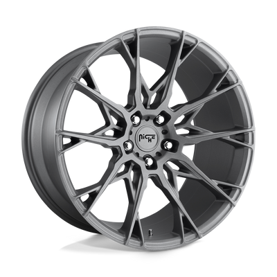 Niche - M182 STACCATO - Gunmetal - Matte Anthracite - 20" x 10.5", 35 Offset, 5x120 (Bolt Pattern), 72.6mm HUB
