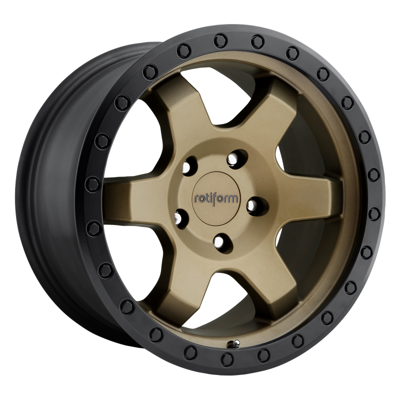 Rotiform - R150 SIX-OR - Gunmetal - MATTE BRONZE BLACK BEAD RING - 20" x 9", 1 Offset, 6x135 (Bolt Pattern), 87.1mm HUB