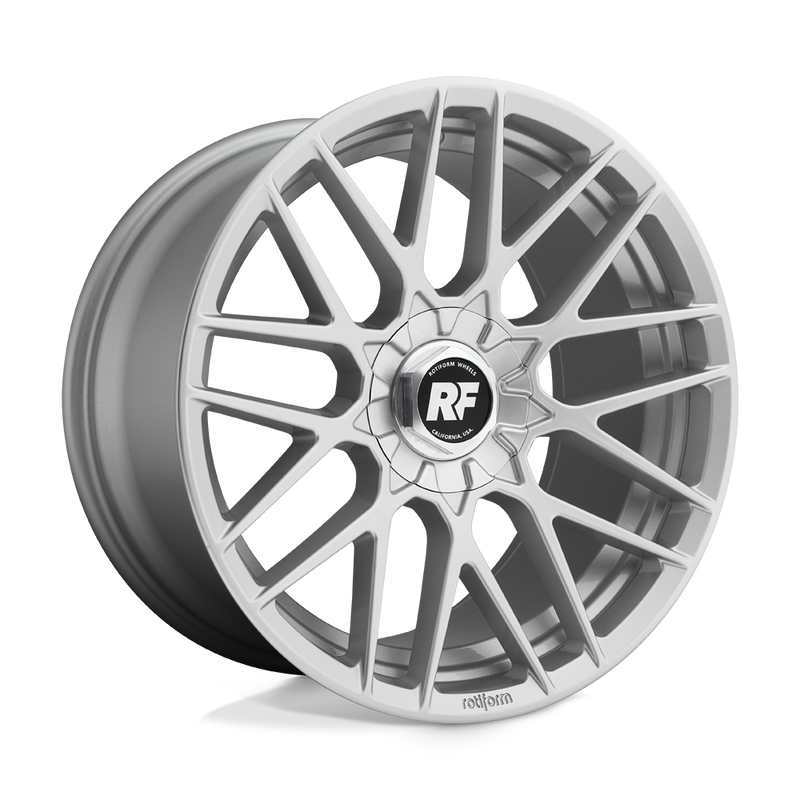 Rotiform - R140 RSE - Silver - GLOSS SILVER - 18" x 8.5", 38 Offset, 5x100/112 (Bolt Pattern), 66.6mm HUB