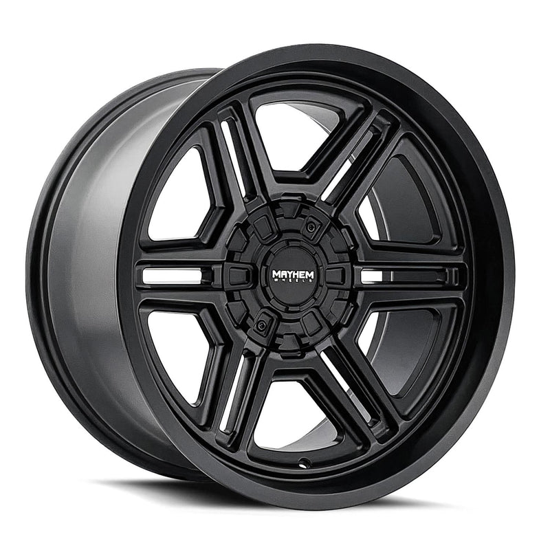 Mayhem - HERMOSA - Black - MATTE BLACK - 20" x 9", 18 Offset, 5x127/139.7 (Bolt Pattern), 87mm HUB