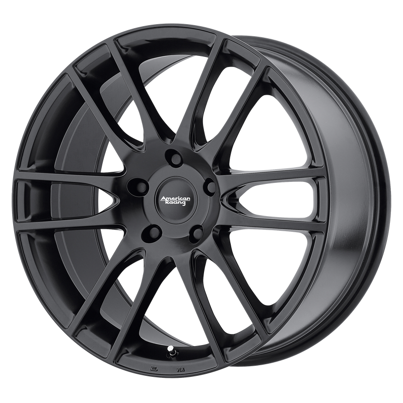 American Racing - AR937 PIVOT - Black - SATIN BLACK - 20" x 8.5", 35 Offset, 5x120 (Bolt Pattern), 74.1mm HUB
