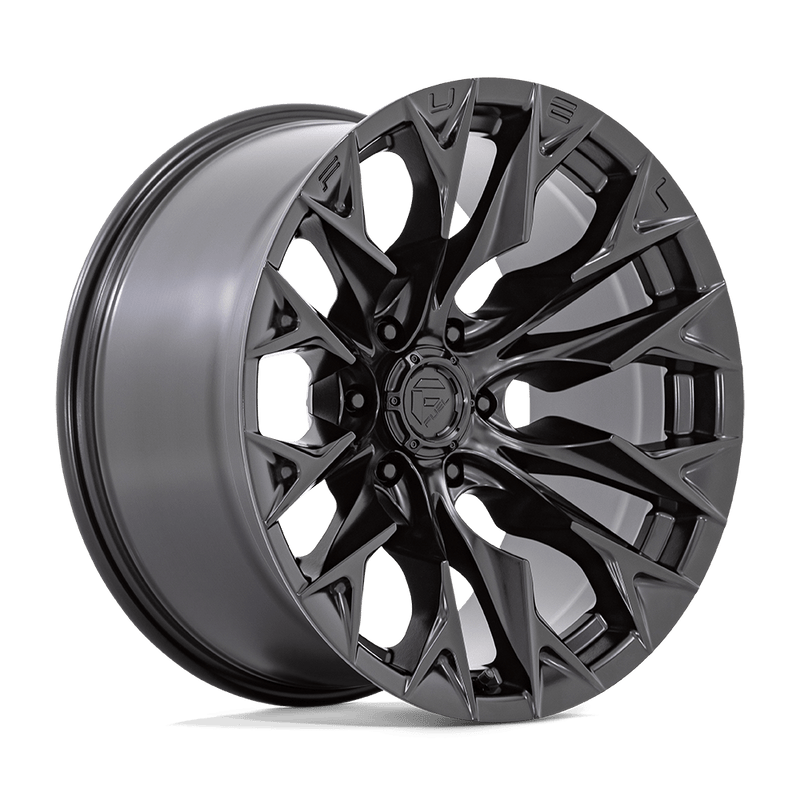 Fuel - D804 FLAME - Black - BLACKOUT - 24" x 12", -44 Offset, 5x127 (Bolt Pattern), 71.5mm HUB