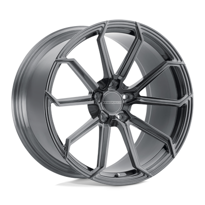 Victor Equipment Wheels - FOX FORGED - Gunmetal - Brushed Gunmetal - 20" x 11.5", 52 Offset, 5x130 (Bolt Pattern), 71.5mm HUB