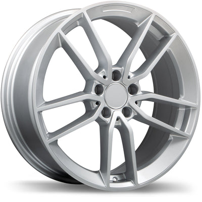 Replika - R234 - Silver - Gloss Silver - 19" x 8", 33 Offset, 5x112 (Bolt Pattern), 66.5mm HUB