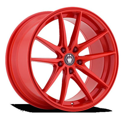 Konig - Oversteer - Gloss Red - 17" x 8", 45 Offset, 5x114.3 (Bolt Pattern), 73.1mm HUB