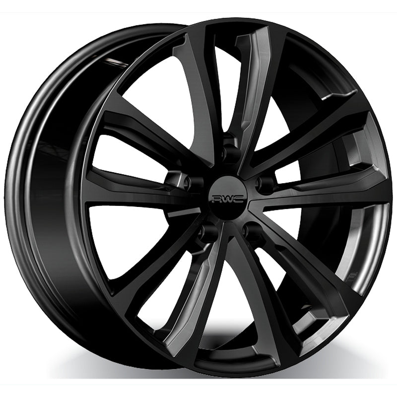 RWC - FO427 - Black - BLACK - 20" x 8.5", 35 Offset, 5x114.3 (Bolt Pattern), 70.6mm HUB