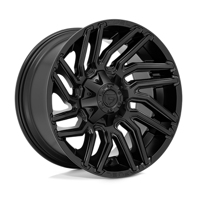 Fuel - D775 TYPHOON - Black - MATTE BLACK - 20" x 10", -18 Offset, 6x135/139.7 (Bolt Pattern), 106.1mm HUB