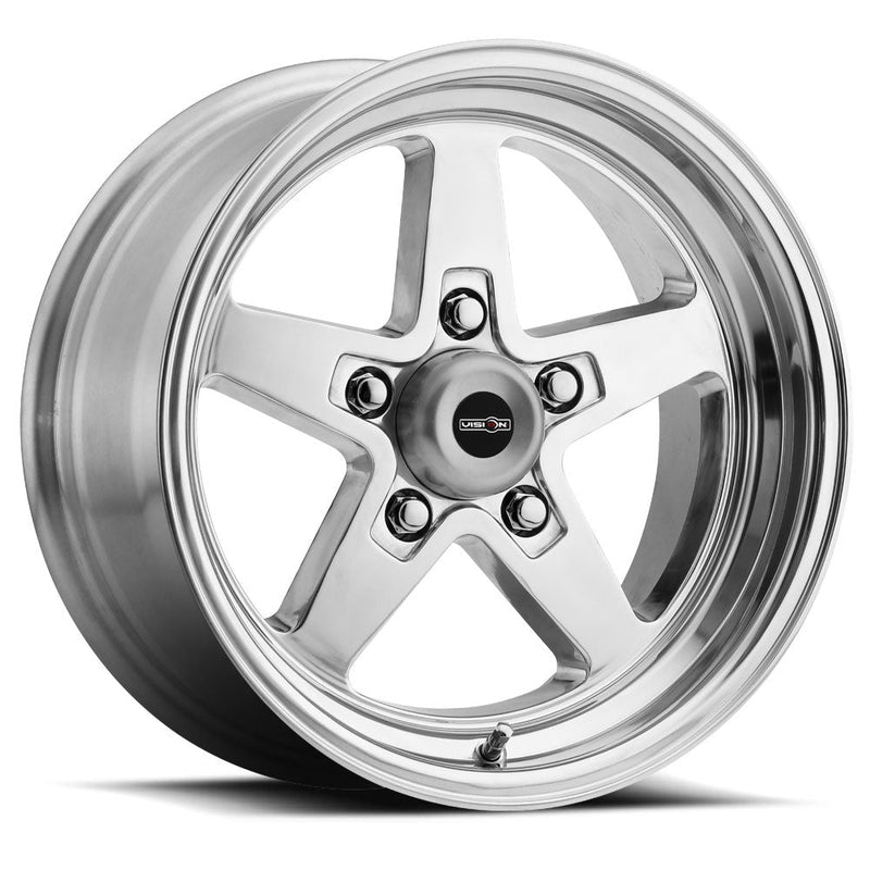Vision Wheel American Muscle - 571 SPORT STAR II - Chrome - Polished - 15" x 10", 0 Offset, 5x114.3 (Bolt Pattern), 83.1mm HUB