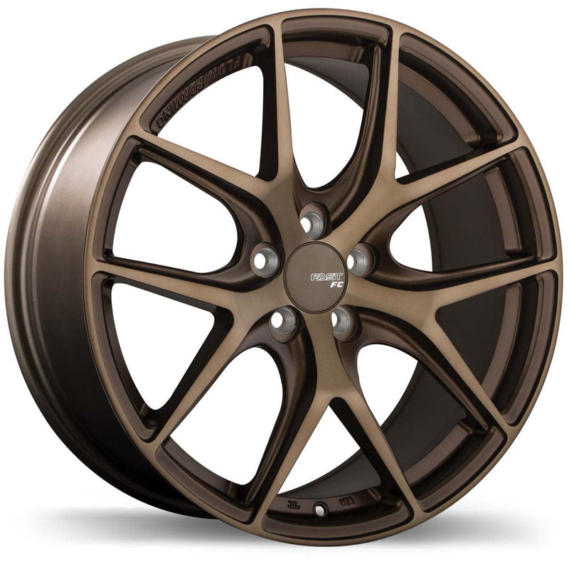 Fast Wheels - FC04 - Bronze - Matte Bronze - 18" x 8", 40 Offset, 5x112 (Bolt Pattern), 72.6mm HUB