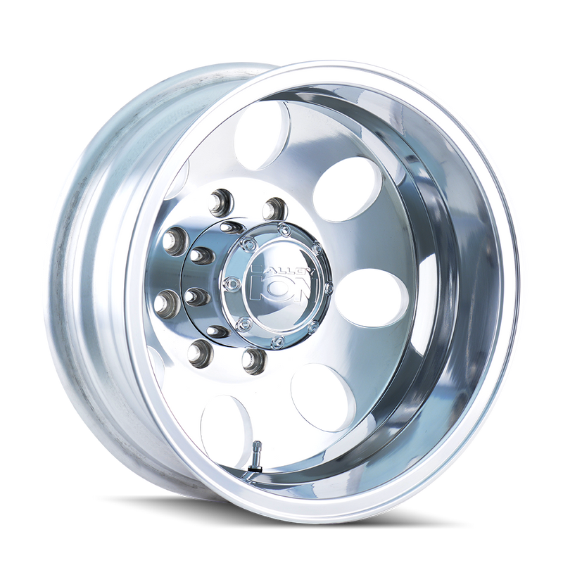 Ion Alloy - 167 - Chrome - POLISHED - 17" x 6.5", -142 Offset, 8x165.1 (Bolt Pattern), 130.2mm HUB