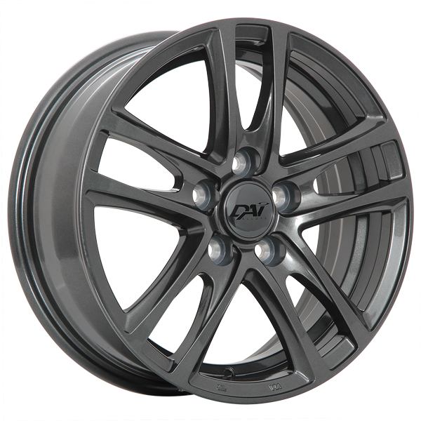 Dai Alloys - OEM - Grey - Graphite - 16" x 6.5", 39 Offset, 5x100 (Bolt Pattern), 54.1mm HUB