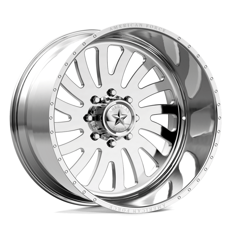 American Force - AFW 74 OCTANE SS - Polished - Polished - 22" x 12", -40 Offset, 6x139.7 (Bolt Pattern), 78.1mm HUB