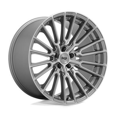 Niche - M251 PREMIO - Gunmetal - PLATINUM - 20" x 10.5", 40 Offset, 5x112 (Bolt Pattern), 66.6mm HUB