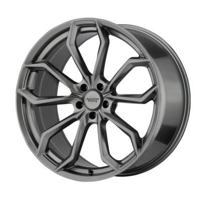 American Racing - AR932 SPLITTER - Gunmetal - GRAPHITE - 22" x 10.5", 4 Offset, 5x120 (Bolt Pattern), 74.1mm HUB