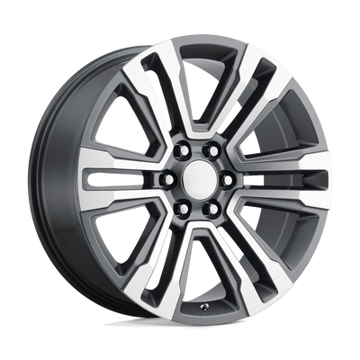 OE Creations - PR182 - Gunmetal - GUNMETAL MACHINED - 26" x 10", 31 Offset, 6x139.7 (Bolt Pattern), 78.1mm HUB
