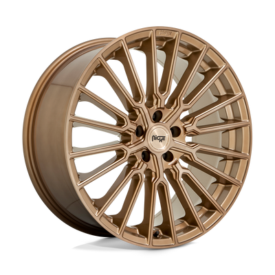 Niche - M264 PREMIO - Bronze - BRONZE BRUSHED - 20" x 9", 35 Offset, 5x120 (Bolt Pattern), 72.6mm HUB
