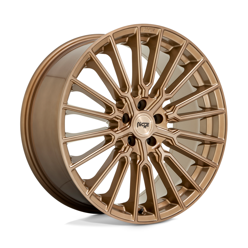 Niche - M264 PREMIO - Bronze - BRONZE BRUSHED - 20" x 9", 35 Offset, 5x120 (Bolt Pattern), 72.6mm HUB