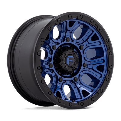 Fuel - D827 TRACTION - DARK BLUE WITH BLACK RING - 17" x 9", 1 Offset, 6x139.7 (Bolt Pattern), 106.1mm HUB