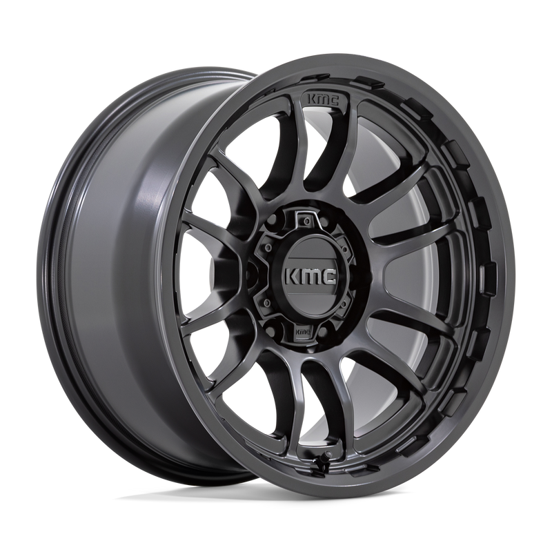 KMC Wheels - KM727 WRATH - Black - SATIN BLACK - 20" x 9", 0 Offset, 6x135 (Bolt Pattern), 87.1mm HUB