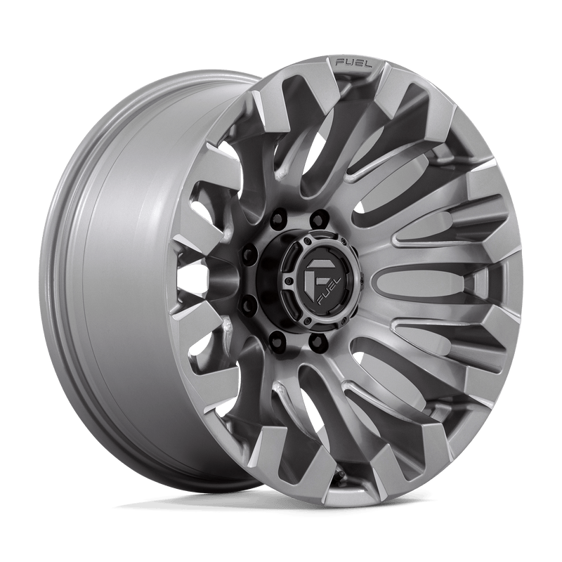 Fuel - D830 QUAKE - Gunmetal - PLATINUM - 20" x 10", -18 Offset, 8x180 (Bolt Pattern), 124.2mm HUB