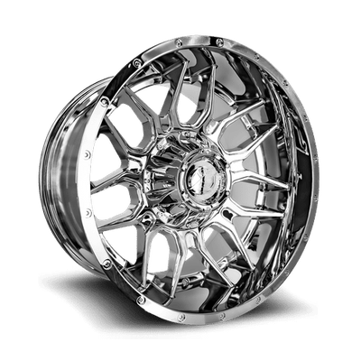 XF Off-Road - XF-222 - Chrome - 20" x 12", -44 Offset, 8x170/165.1 (Bolt pattern), 125.2mm HUB