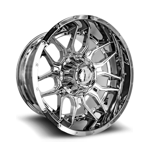 XF Off-Road - XF-222 - Chrome - 20" x 12", -44 Offset, 8x170/165.1 (Bolt pattern), 125.2mm HUB