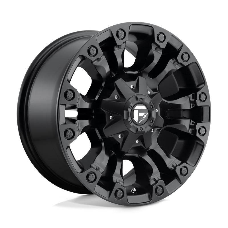 Fuel - D560 VAPOR - Black - MATTE BLACK - 18" x 9", 1 Offset, 5x114.3/127 (Bolt Pattern), 78.1mm HUB