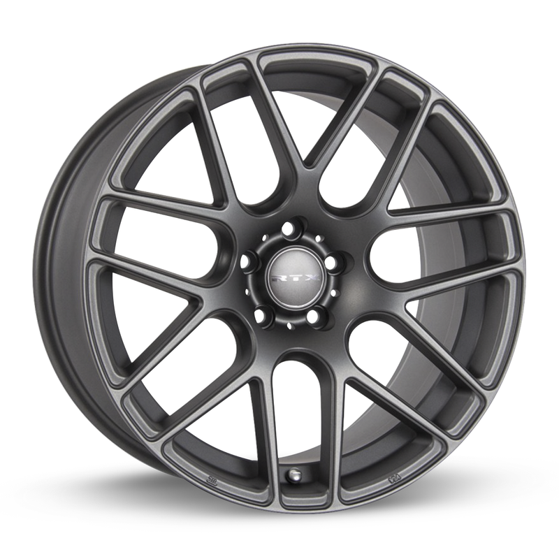 RTX Wheels - Envy - Gunmetal - Matte Gunmetal - 17" x 7.5", 38 Offset, 5x108 (Bolt Pattern), 63.4mm HUB