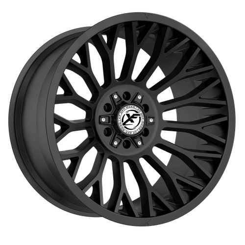XF Off-Road - XF-237 - Black - Black Brushed Dark Tint - 20" x 10", -12 Offset, 8x165.1/170 (Bolt pattern), 125.2mm HUB
