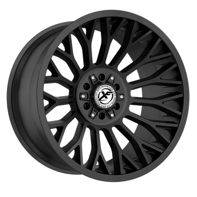XF Off-Road - XF-237 - Black - Black Brushed Dark Tint - 20" x 9", 12 Offset, 5x127/139.7 (Bolt pattern), 78.1mm HUB