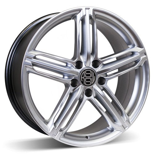 RSSW - Challenge - Silver - Silver - 16" x 7", 40 Offset, 5x112 (Bolt Pattern), 66.6mm HUB