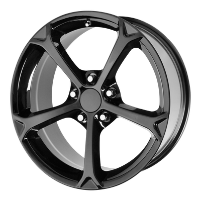 OE Creations - PR130 - Black - GLOSS BLACK - 19" x 12", 59 Offset, 5x120.65 (Bolt Pattern), 70.3mm HUB