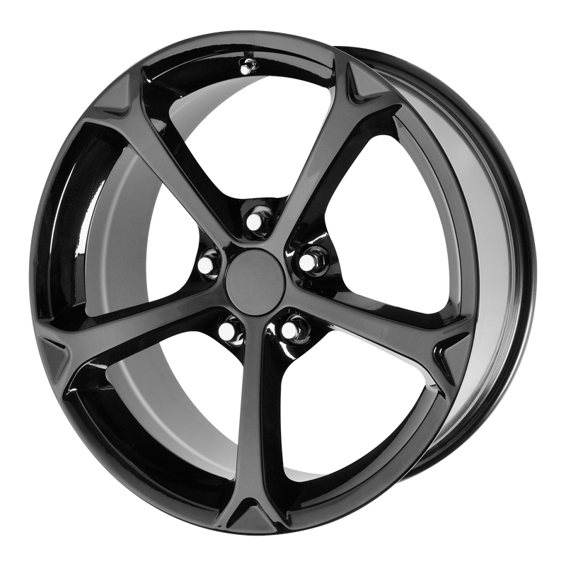 OE Creations - PR130 - Black - GLOSS BLACK - 19" x 12", 59 Offset, 5x120.65 (Bolt Pattern), 70.3mm HUB