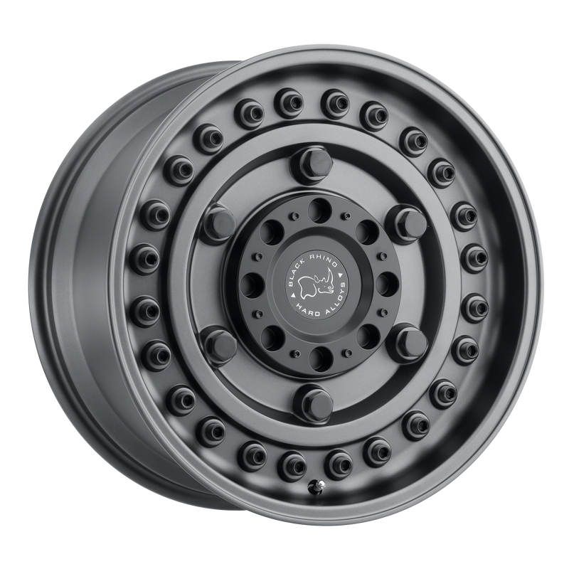 Black Rhino - ARMORY - Black - GUN BLACK - 18" x 9.5", -18 Offset, 6x139.7 (Bolt Pattern), 112.1mm HUB