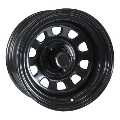 Ceco - Daytona - Black - Black - 17" x 10", -32 Offset, 5x139.7 (Bolt Pattern), 108.7mm HUB