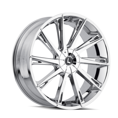 Kraze Wheels - SWAGG - Chrome - CHROME - 24" x 9.5", 30 Offset, 6x135/139.7 (Bolt Pattern), 100.3mm HUB