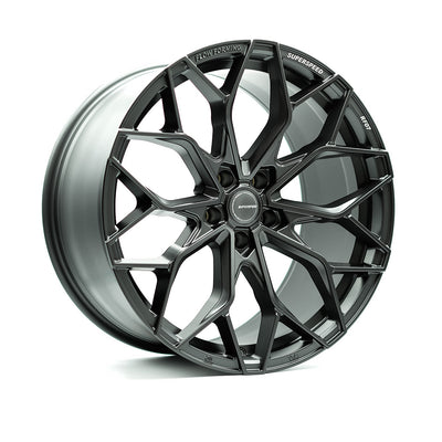 Superspeed - RF07 - Gunmetal - Matt Gunmetal - 20" x 10.5", 35 Offset, 5x112 (Bolt Pattern), 67mm HUB