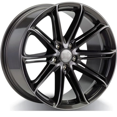 RWC - BM1007 - Gunmetal - Anthracite - 19" x 9.5", 37 Offset, 5x120 (Bolt Pattern), 72.6mm HUB