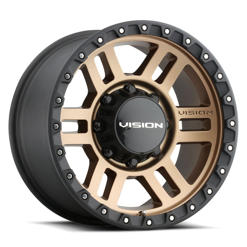Vision Wheel Off-Road - 354 MANX2 - Bronze - Bronze - 17" x 9", -12 Offset, 5x127 (Bolt Pattern), 78.1mm HUB