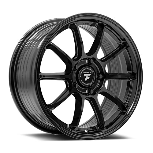 Fittipaldi Sport - FS366 - Black - Gloss Black - 18" x 8", 35 Offset, 5x114.3 (Bolt pattern), 73.10mm HUB