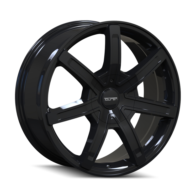 Touren - TR65 - Black - BLACK - 18" x 8", 20 Offset, 6x135/139.7 (Bolt Pattern), 106mm HUB