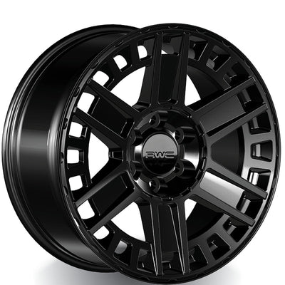 RWC - FO507 - Black - Satin Black - 18" x 8.5", 15 Offset, 6x135 (Bolt pattern), 87.1mm HUB